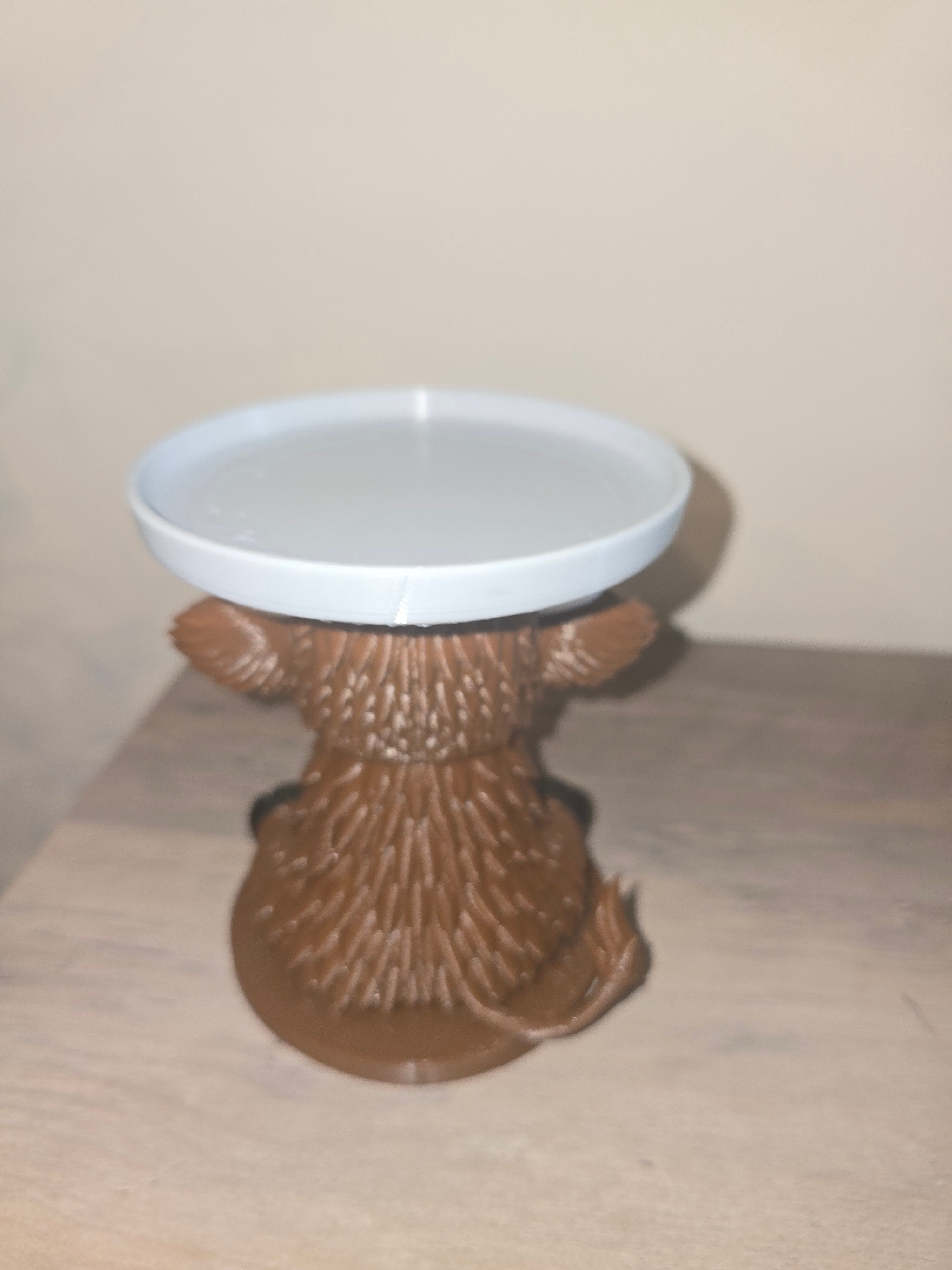 3D Printed Highland Cow Small Tray | Catch-All for Keys, Jewelry & Change | 4m3d Design Art