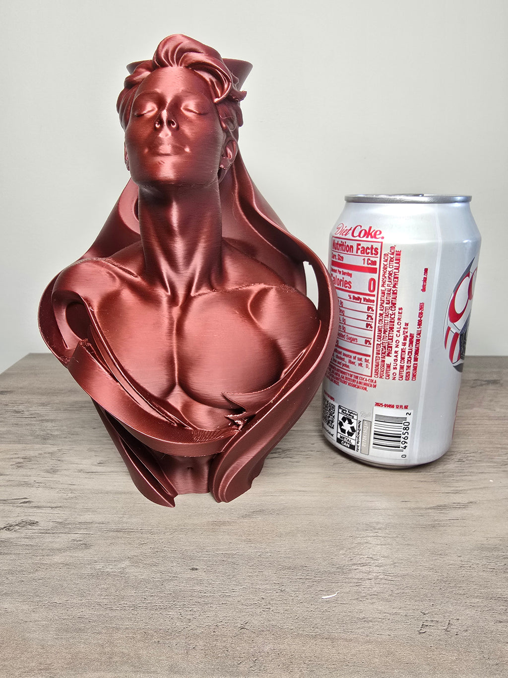 3D Printed Modern Man "Aaron" Vase | Sculptural Human Form Vase | Custom Colors | 4m3d Design Art