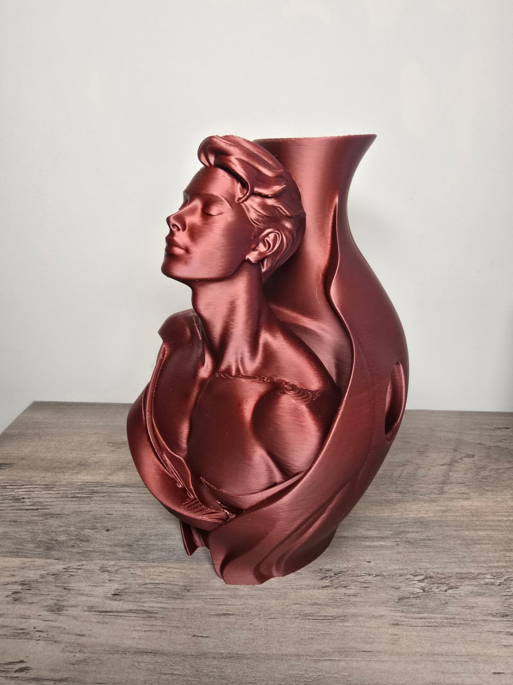 3D Printed Modern Man "Aaron" Vase | Sculptural Human Form Vase | Custom Colors | 4m3d Design Art