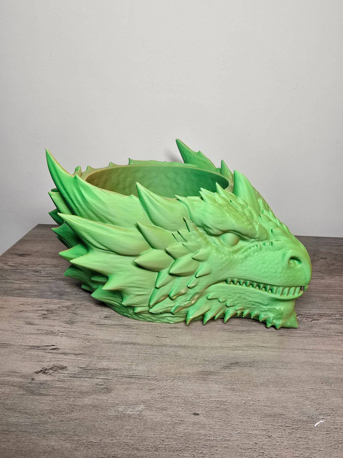 3D Printed Dragon Planter | Highly Detailed | 7x6x4 In | Fantasy Home Decor | 4m3d Design Art
