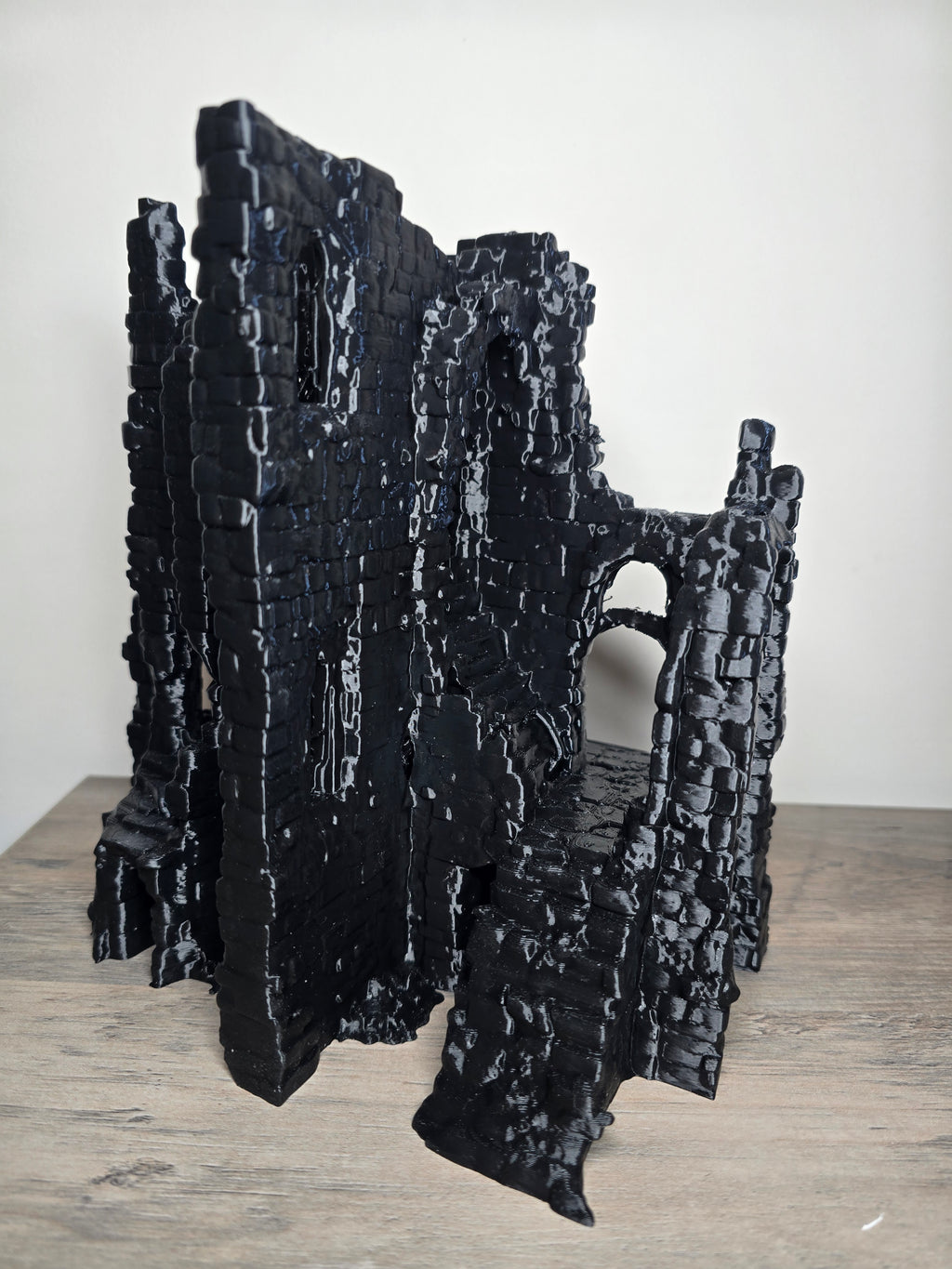 3D Printed Aquarium Rock Structure with Swim Through | 8x8 In | Fish Tank Decor | 4m3d Design Art
