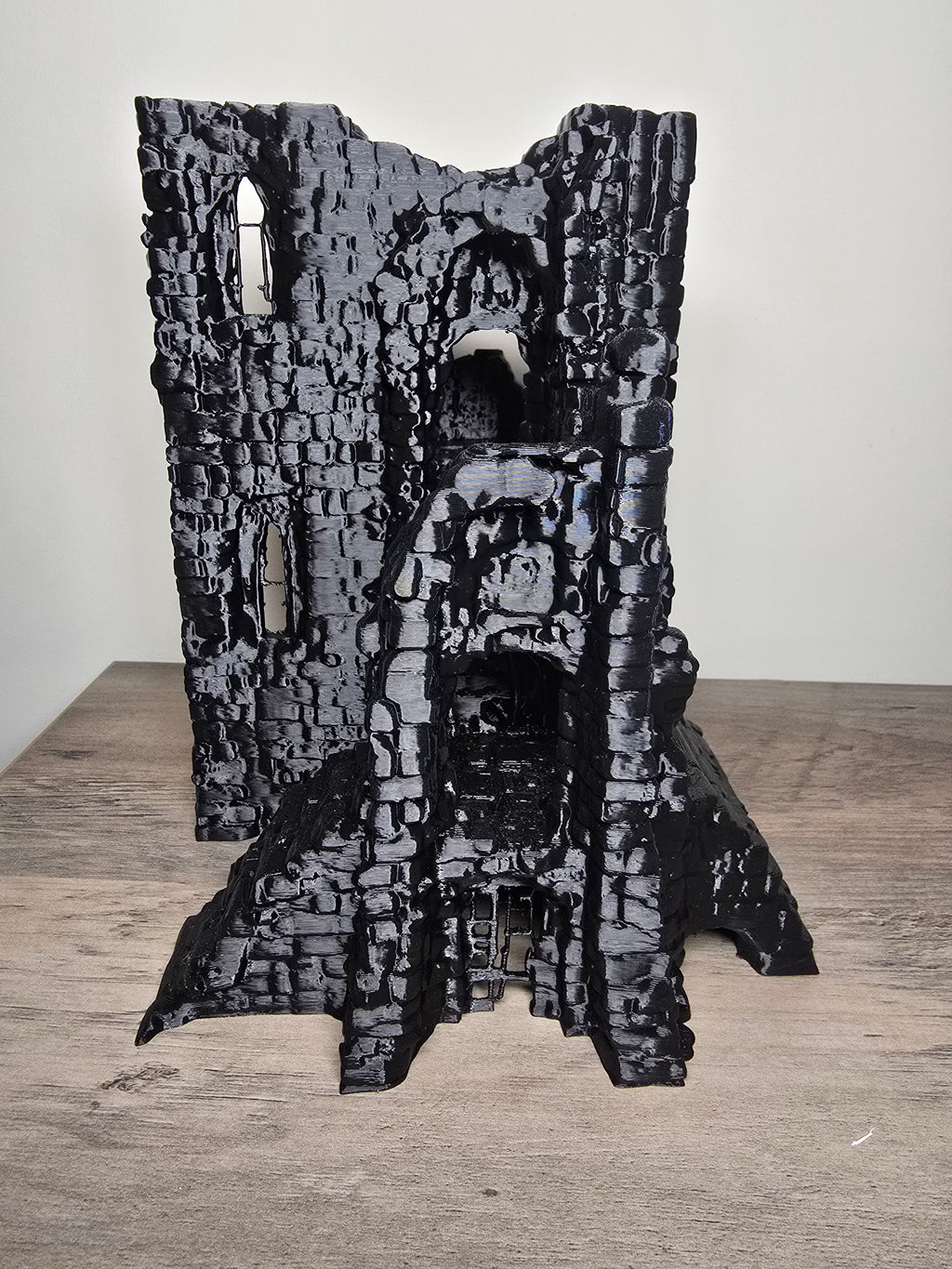 3D Printed Aquarium Rock Structure with Swim Through | 8x8 In | Fish Tank Decor | 4m3d Design Art