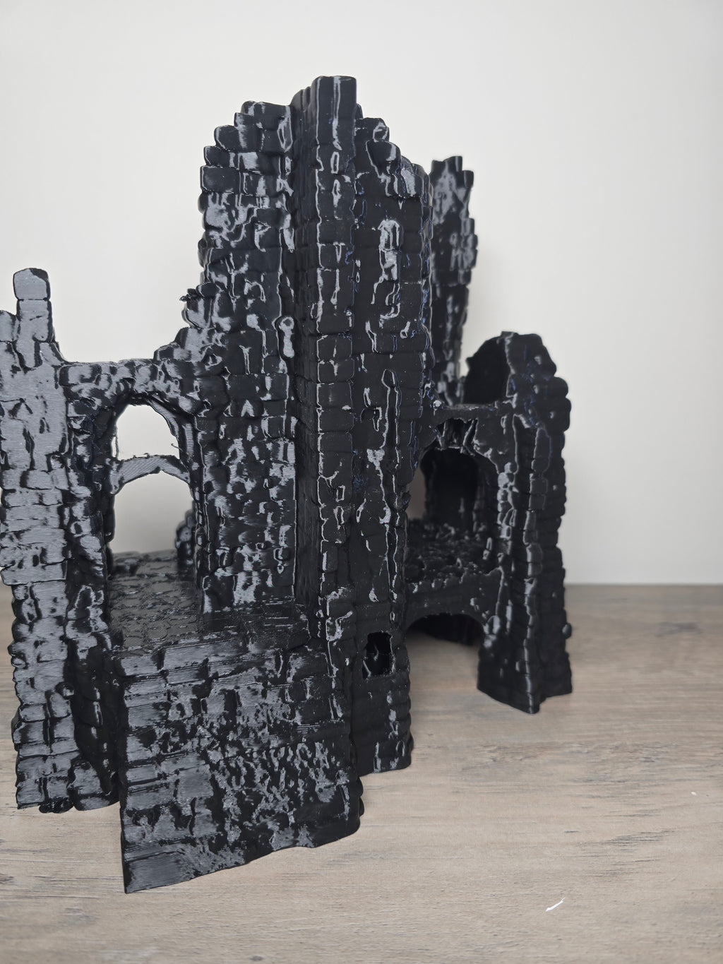 3D Printed Aquarium Rock Structure with Swim Through | 8x8 In | Fish Tank Decor | 4m3d Design Art