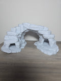 3D Printed Aquarium Arch Stone Rock | Fish Tank Cave Decor | 4m3d Design Art