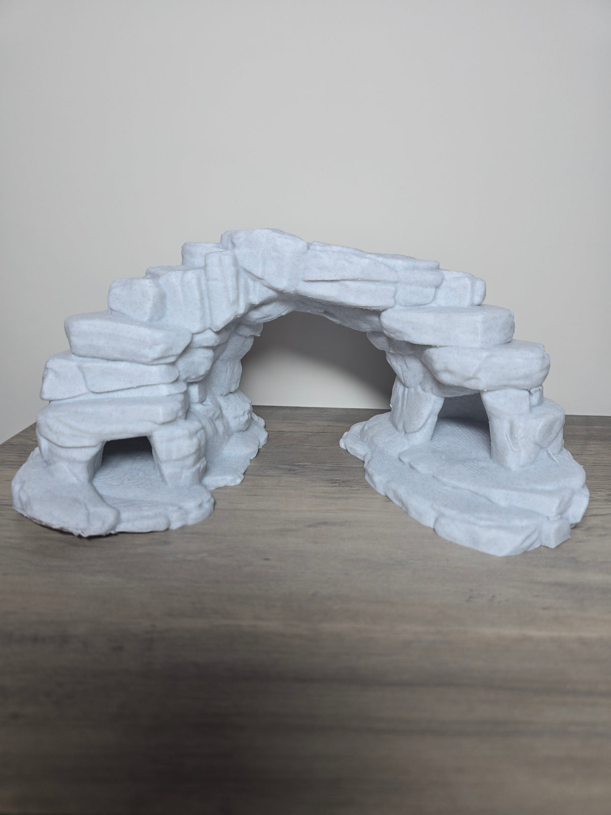 3D Printed Aquarium Arch Stone Rock | Fish Tank Cave Decor | 4m3d Design Art