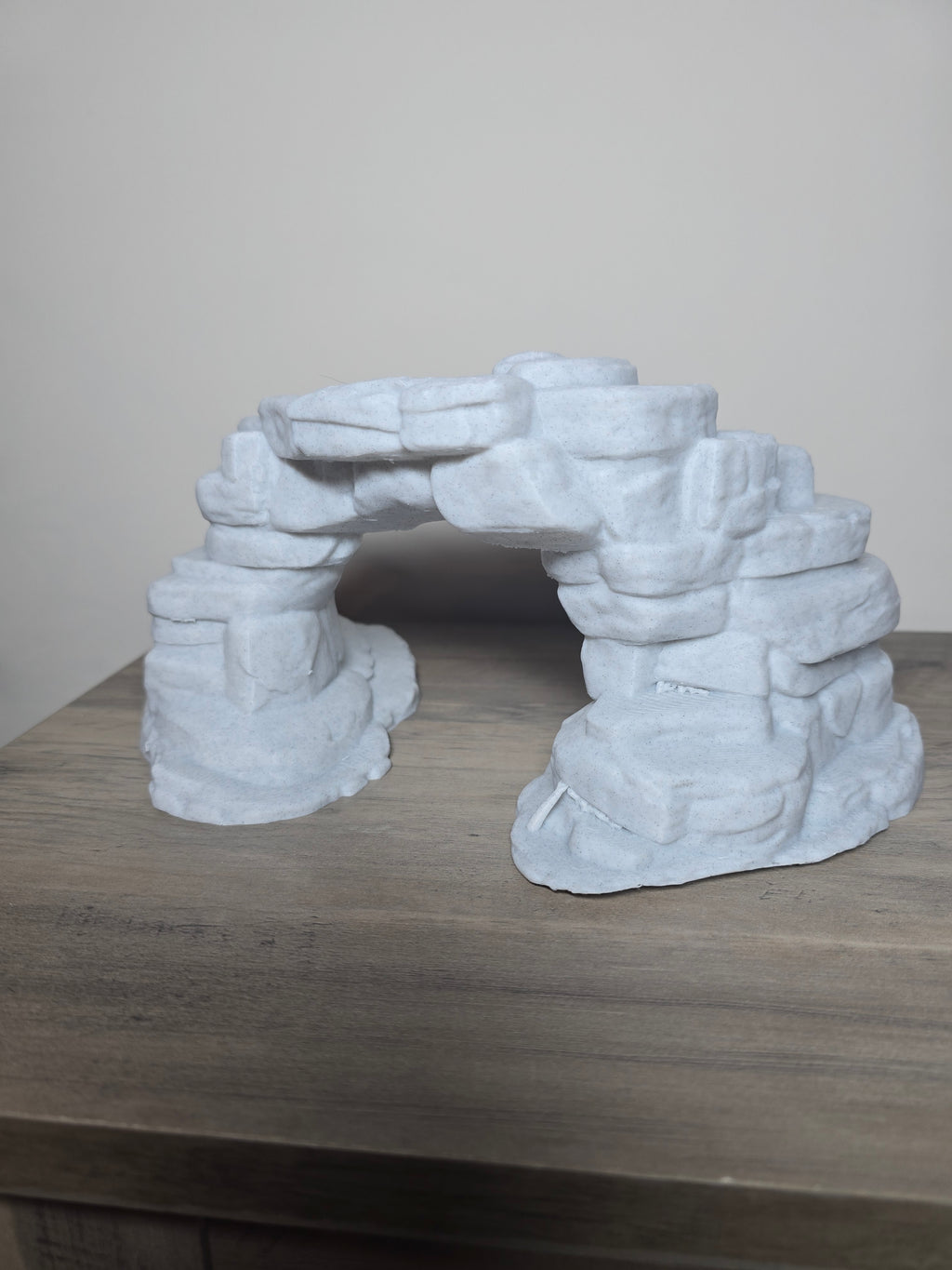 3D Printed Aquarium Arch Stone Rock | Fish Tank Cave Decor | 4m3d Design Art