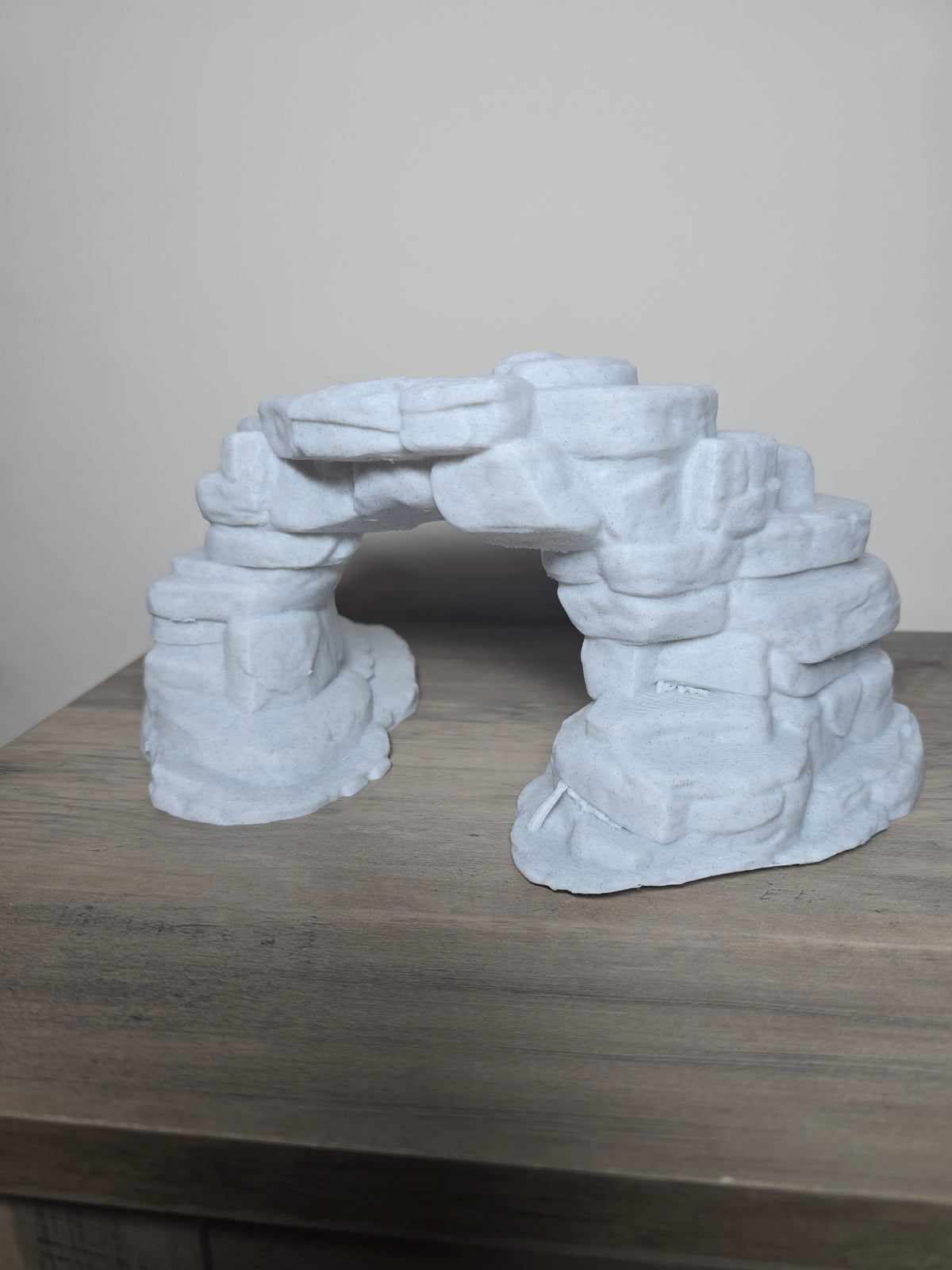 3D Printed Aquarium Arch Stone Rock | Fish Tank Cave Decor | 4m3d Design Art