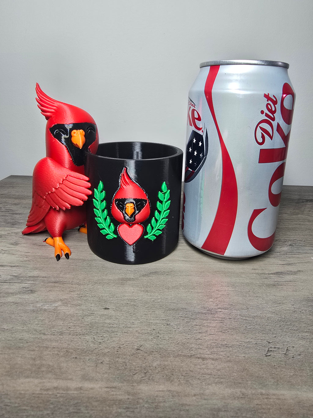 3D Printed Cardinal Votive Candle Holder Set | Bird Home Decor | 4m3d Design Art