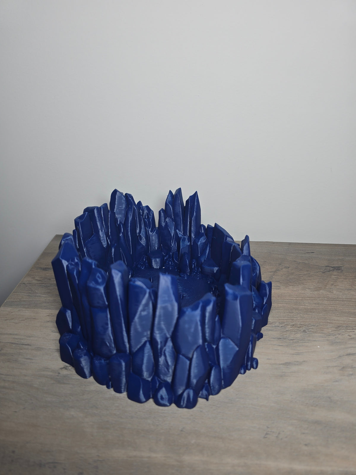 3D Printed Crystal Rock Reptile Bowl | Custom Colors | 4m3d Design Art