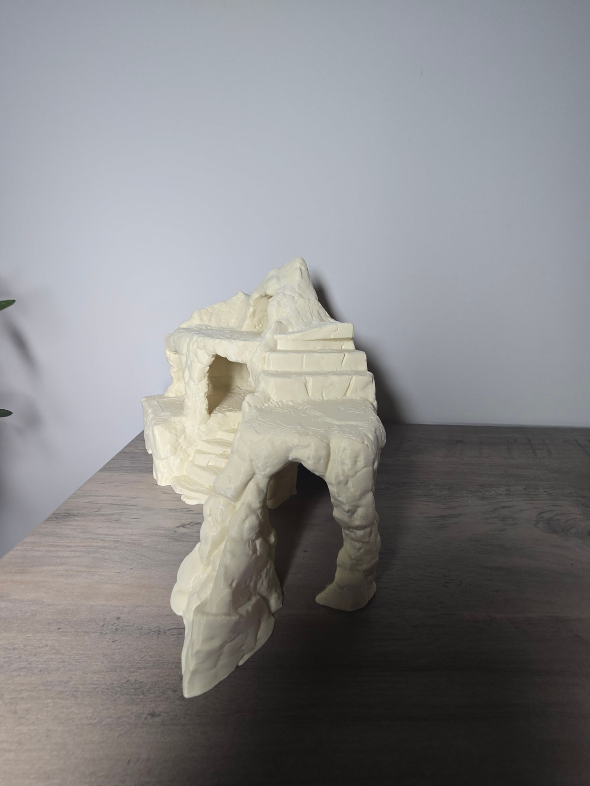 3D Printed Stone Castle Ruins Aquarium Decor |  Fish Tank Hide & Landscape | 4m3d Design Art