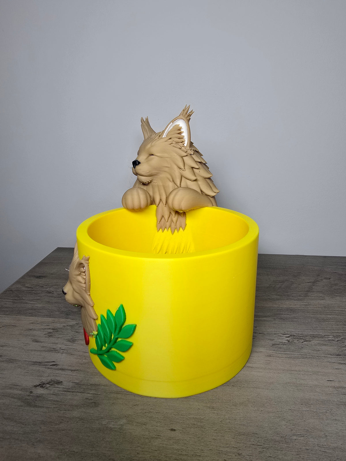 3D Printed Maine Coon Cat Planter Set | Succulent & Planter| Home Decor | 4m3d Design Art