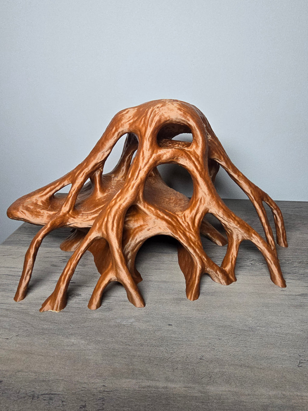 3D Printed Mango Root Aquarium Decor | Swim-Through Fish Hide  | 4m3d Design Art