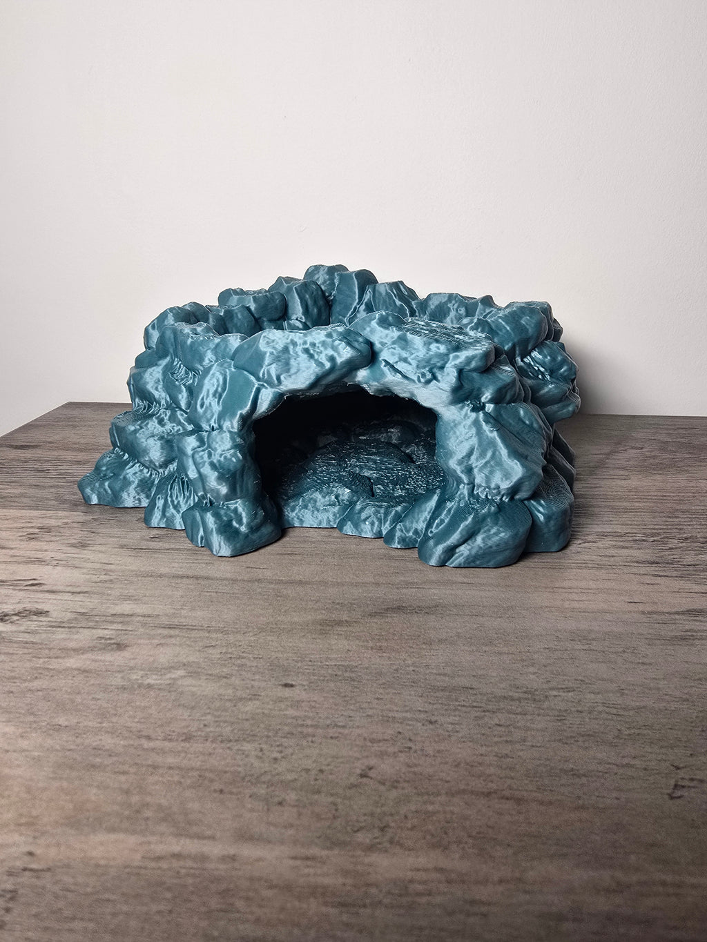 3D Printed Rock Bowl & Hideaway | Aquarium & Reptile Decor | 4m3d Design Art