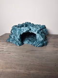 3D Printed Rock Bowl & Hideaway | Aquarium & Reptile Decor | 4m3d Design Art