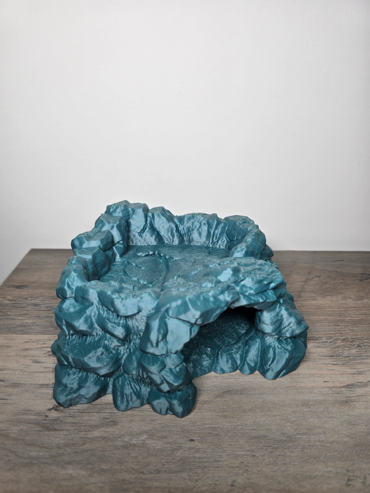 3D Printed Rock Bowl & Hideaway | Aquarium & Reptile Decor | 4m3d Design Art