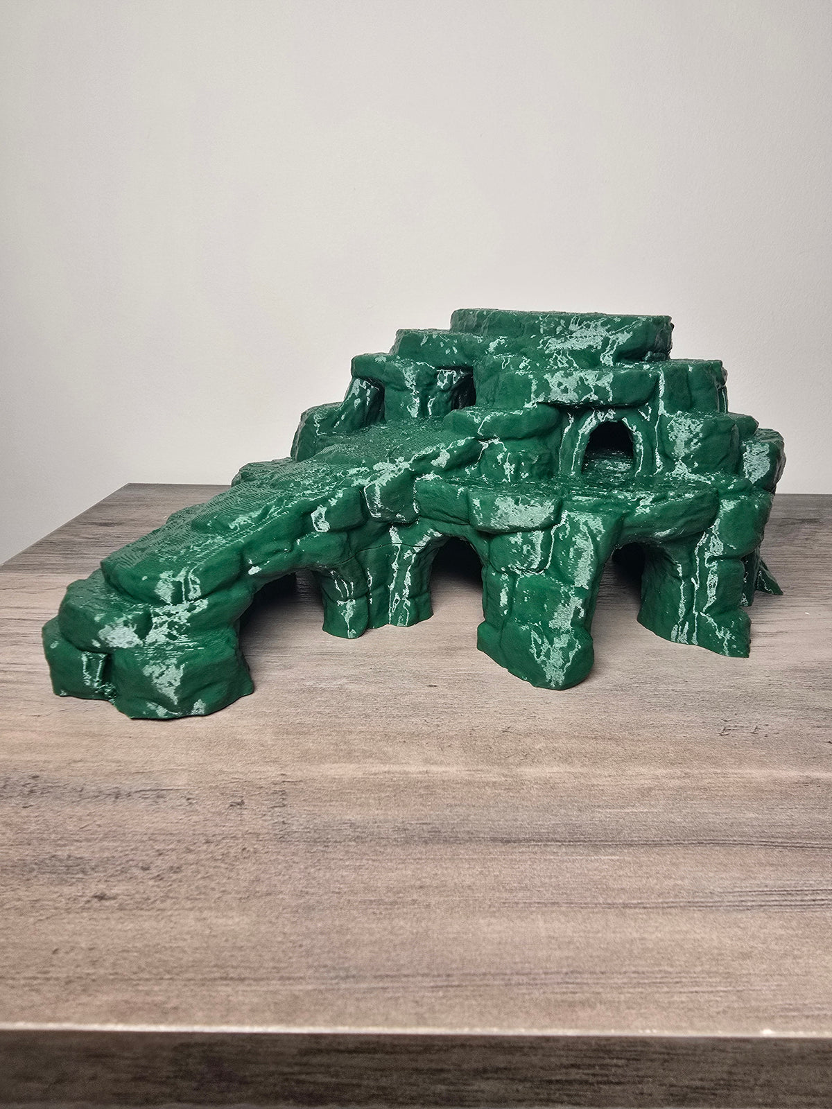 3D Printed Reptile Bowl and Cave | Custom Color Hide | 4m3d Design Art