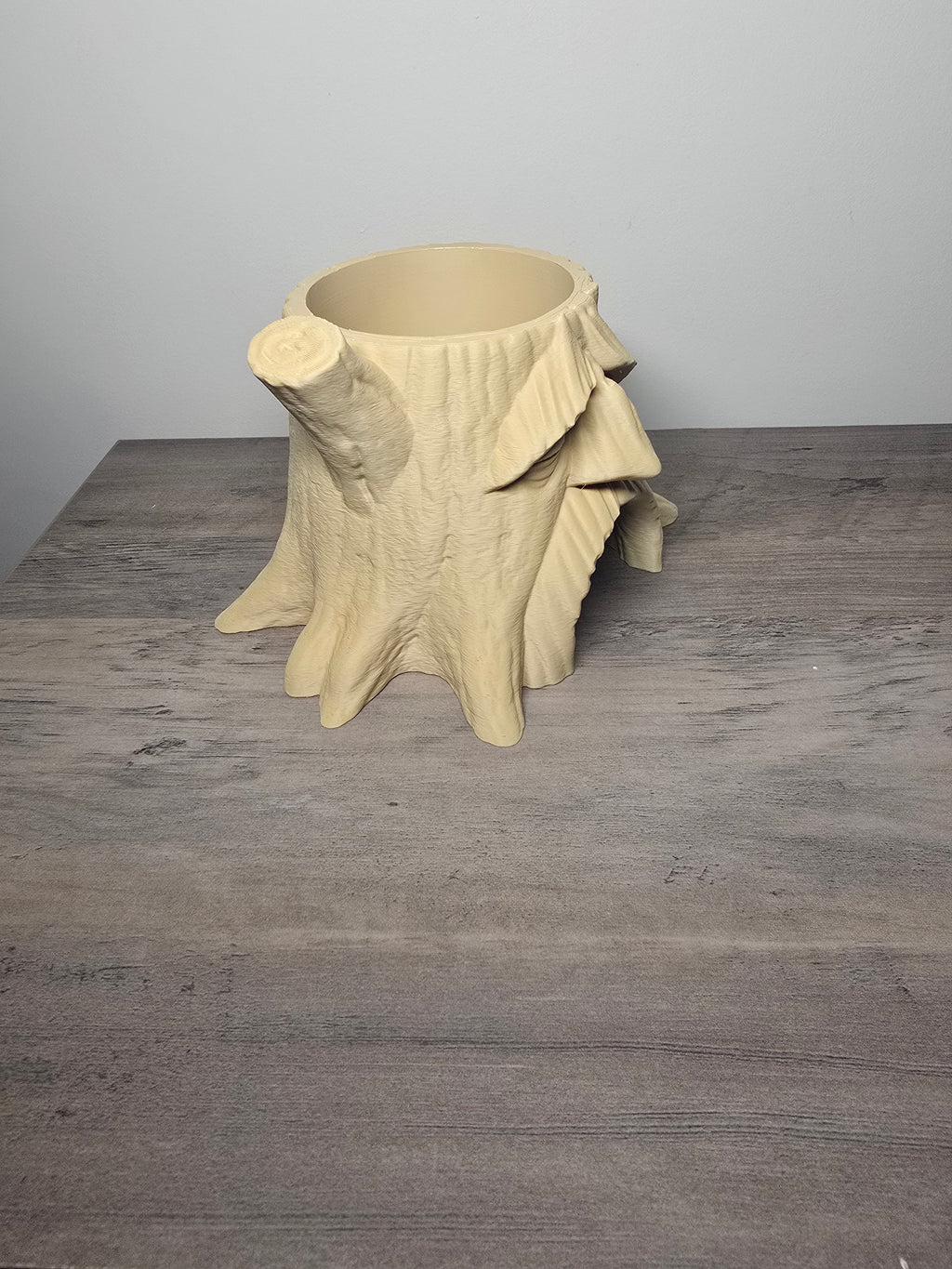 3D Printed Deku Aquatic Planter | Custom Color Tree Stump Decor | 4m3d Design Art