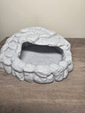 3D Printed Rock-Style Reptile Bowl | Custom Colors | 4m3d Design Art