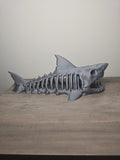 3D Printed Shark Skeleton Aquarium Decor | Shark Ornament | 4m3d Design Art