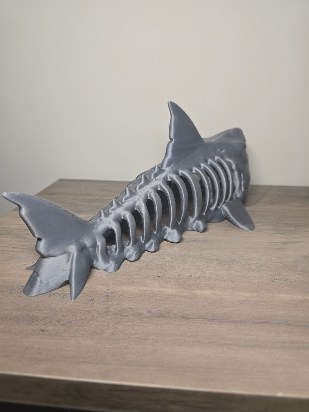 3D Printed Shark Skeleton Aquarium Decor | Shark Ornament | 4m3d Design Art