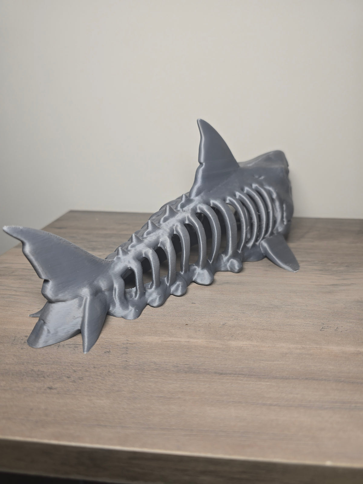 3D Printed Shark Skeleton Aquarium Decor | Shark Ornament | 4m3d Design Art