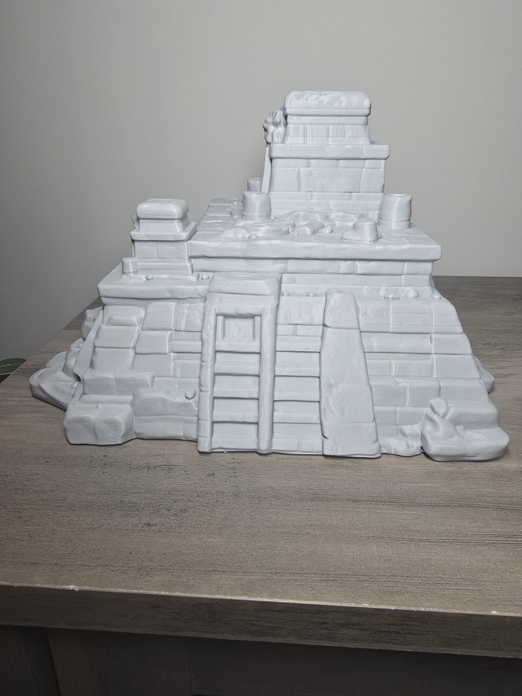 3D Printed Aquarium Pyramid Swim-Through | Custom Color Ancient Ruins Decor | 4m3d Design Art