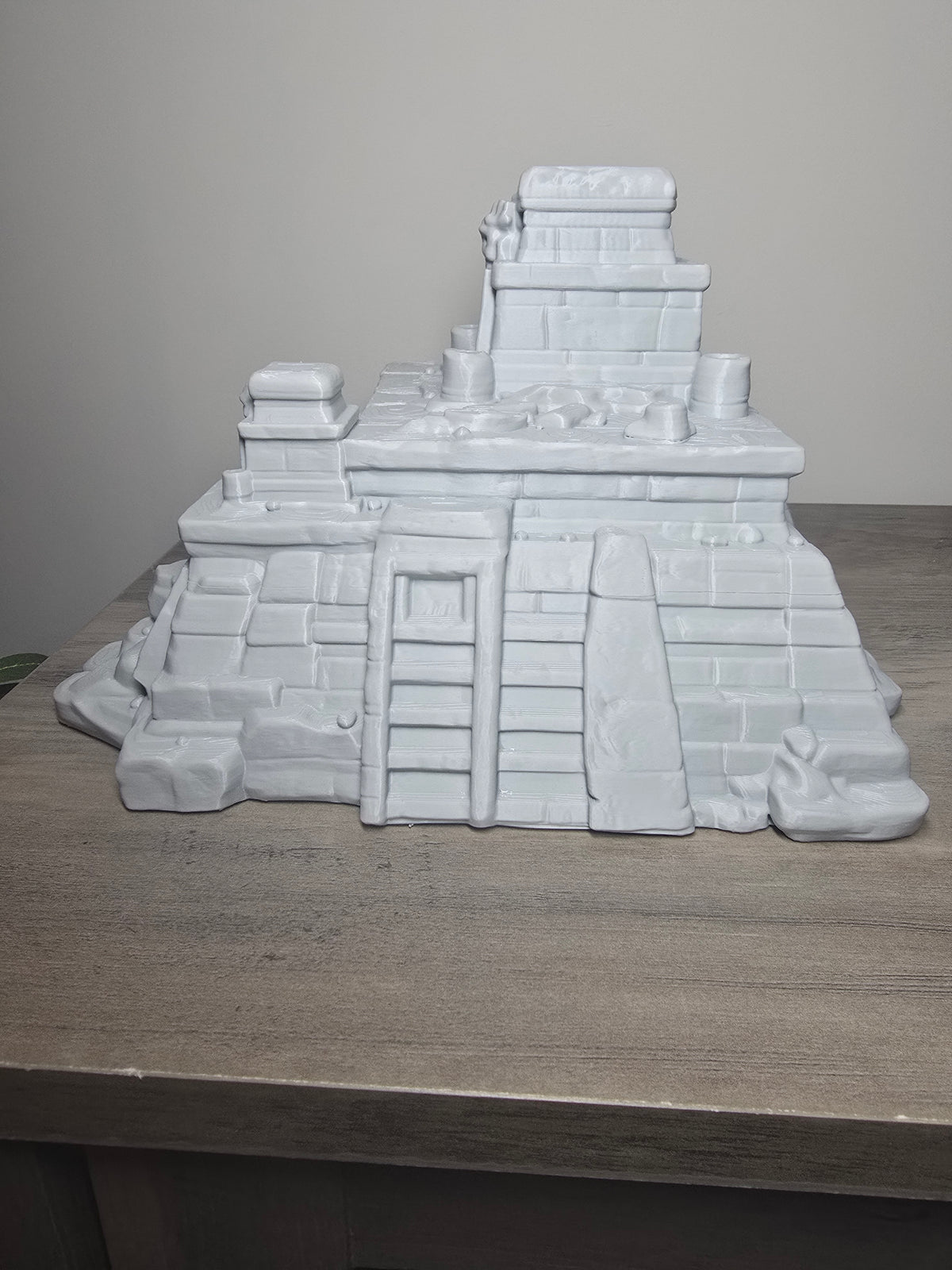 3D Printed Aquarium Pyramid Swim-Through | Custom Color Ancient Ruins Decor | 4m3d Design Art