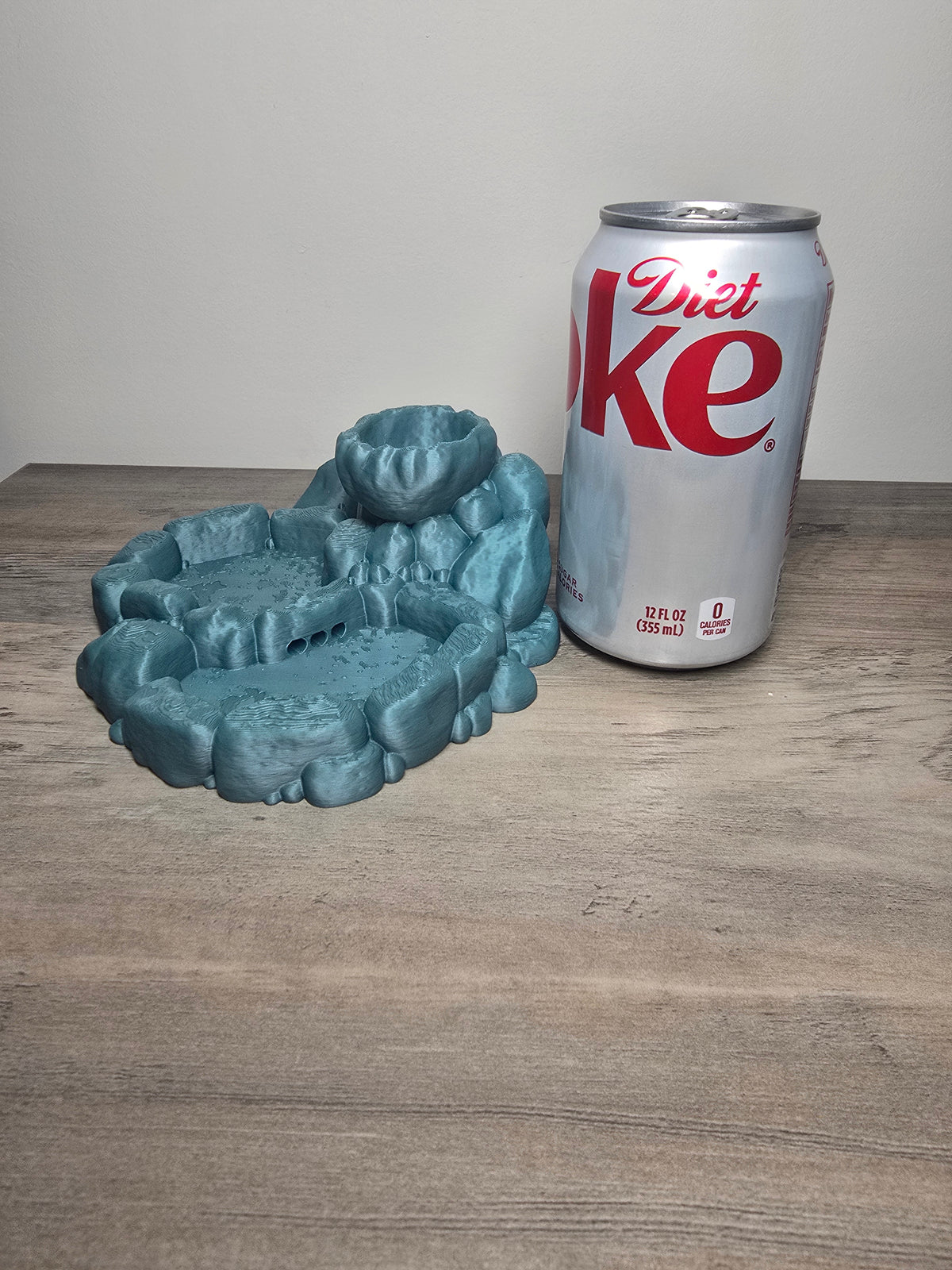 3D Printed Tiered Rock-Style Reptile Bowl | Terrarium Decor | 4m3d Design Art