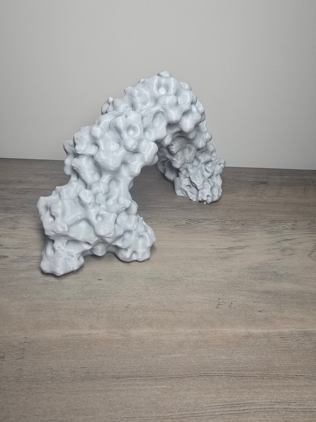 3D Printed Aquarium Swim-Through Arch | Custom Color Rock-Style Decor | 4m3d Design Art