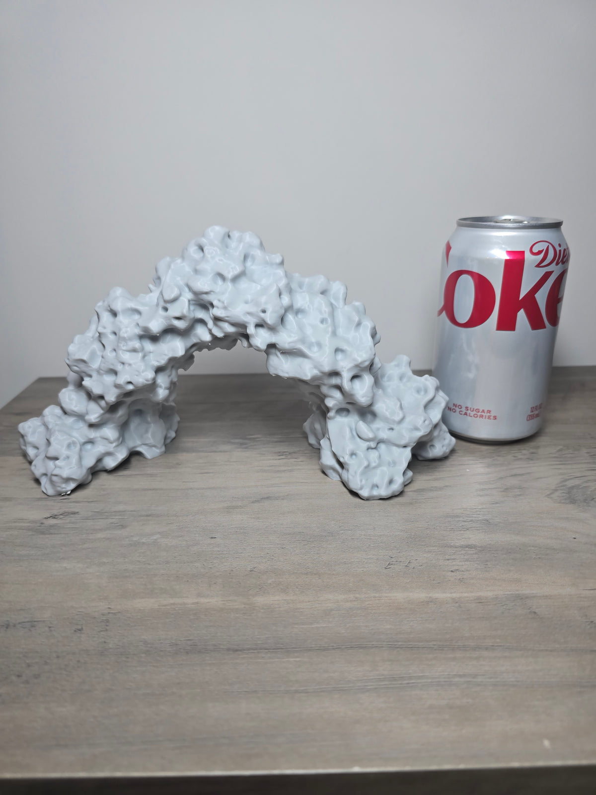 3D Printed Aquarium Swim-Through Arch | Custom Color Rock-Style Decor | 4m3d Design Art