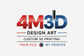 4M3D Design Art Logo Transparent
