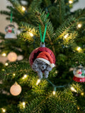 3D Printed Poodle Christmas Ornament | Digitally Painted Holiday Decor | 4m3d Design Art