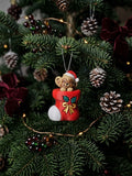 3D Printed Monkey Christmas Ornament | Monkey in a Stocking | 4m3d Design Art