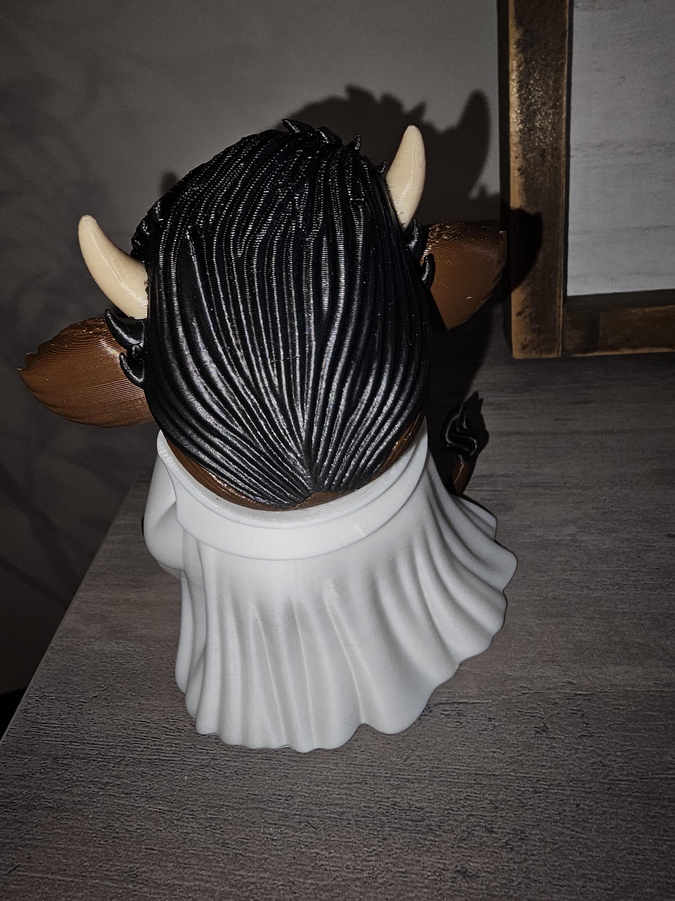3D Printed Highland Cow Elvis Presley Figurine | The King Rocker Statue | 4m3d Design Art