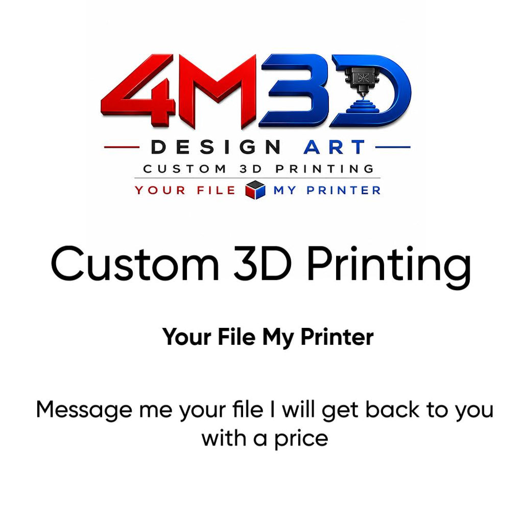 Custom 3D Printing Service | Send Your File | 4m3d Design Art