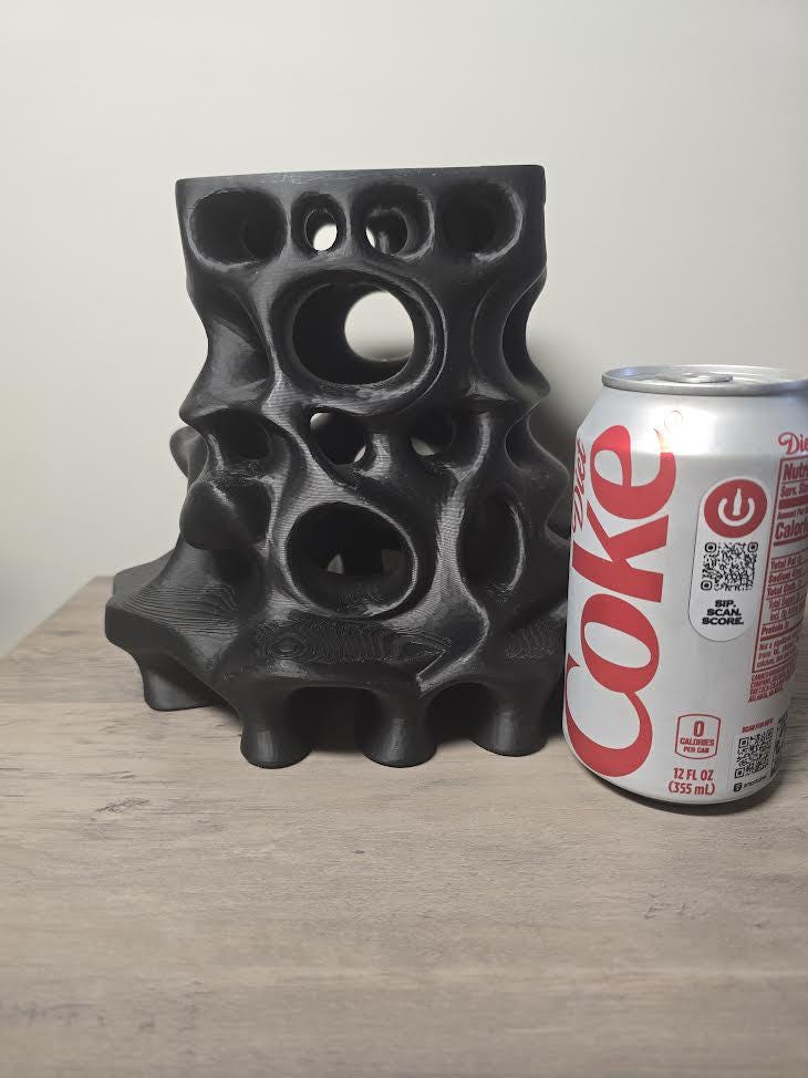 3D Printed Large Aquarium Tower | Rock & Stone Fish Tank Decor | 4m3d Design Art