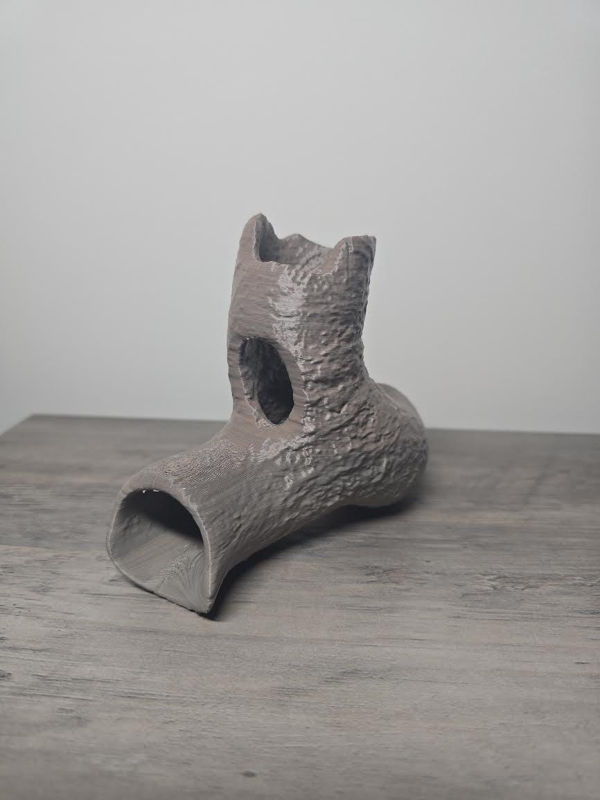 3D Printed Aquarium Hollow Log Decoration | Fish Hide Cave | 4m3d Design Art