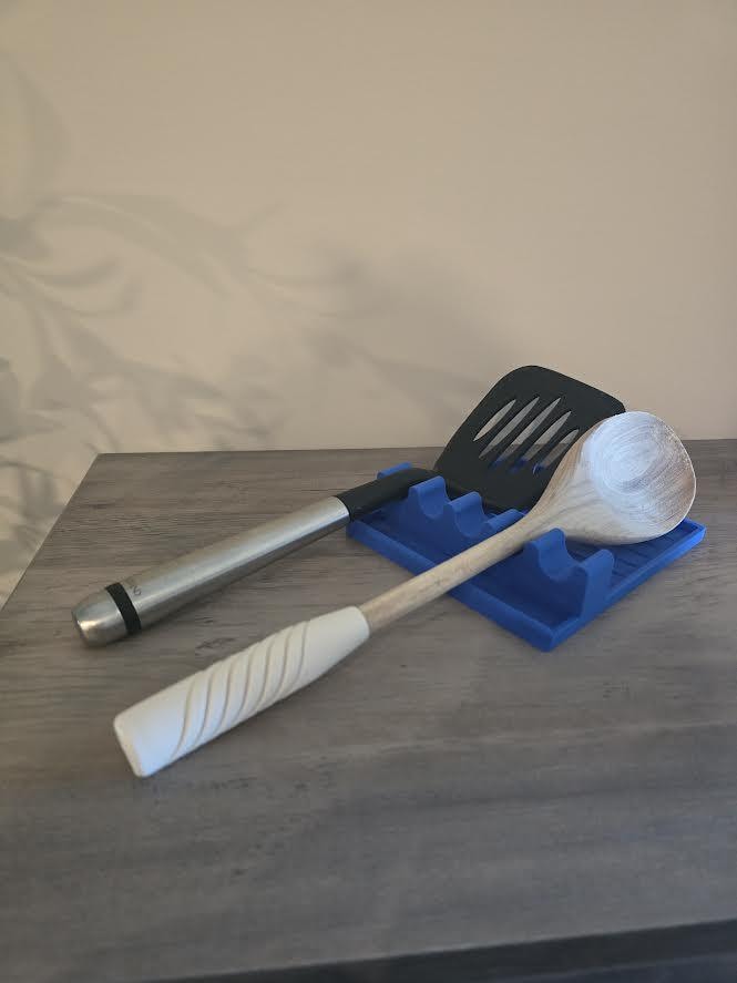 3D Printed Kitchen Utensil Stand with Drip Tray | Counter Organizer | 4m3d Design Art
