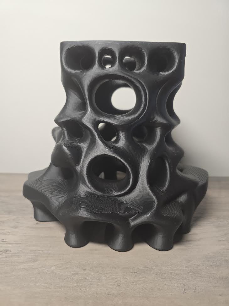 3D Printed Large Aquarium Tower | Rock & Stone Fish Tank Decor | 4m3d Design Art