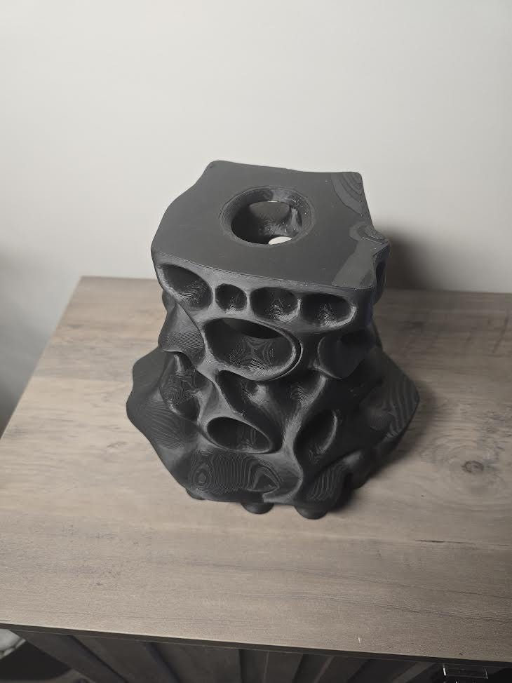 3D Printed Large Aquarium Tower | Rock & Stone Fish Tank Decor | 4m3d Design Art