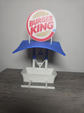 3D Printed Burger King-Style Bird Feeder | Funny Outdoor Decor | 6x5x9 In | 4m3d Design Art