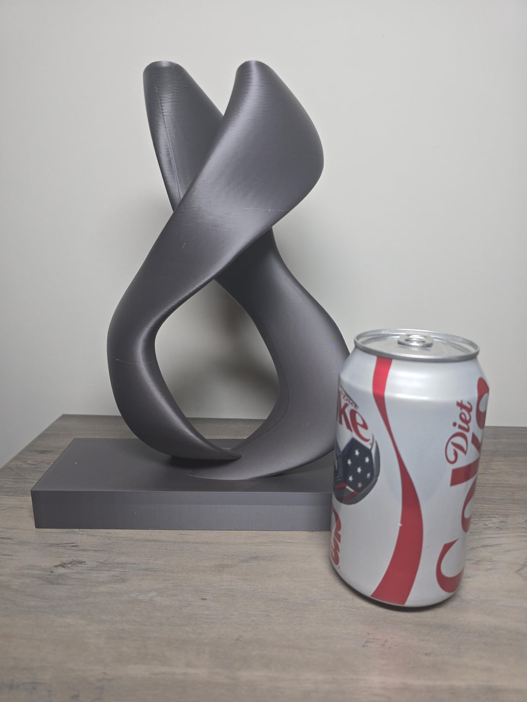 3D Printed 2 Souls Sculpture | Tabletop Art Decor | Custom Colors | 4m3d Design Art