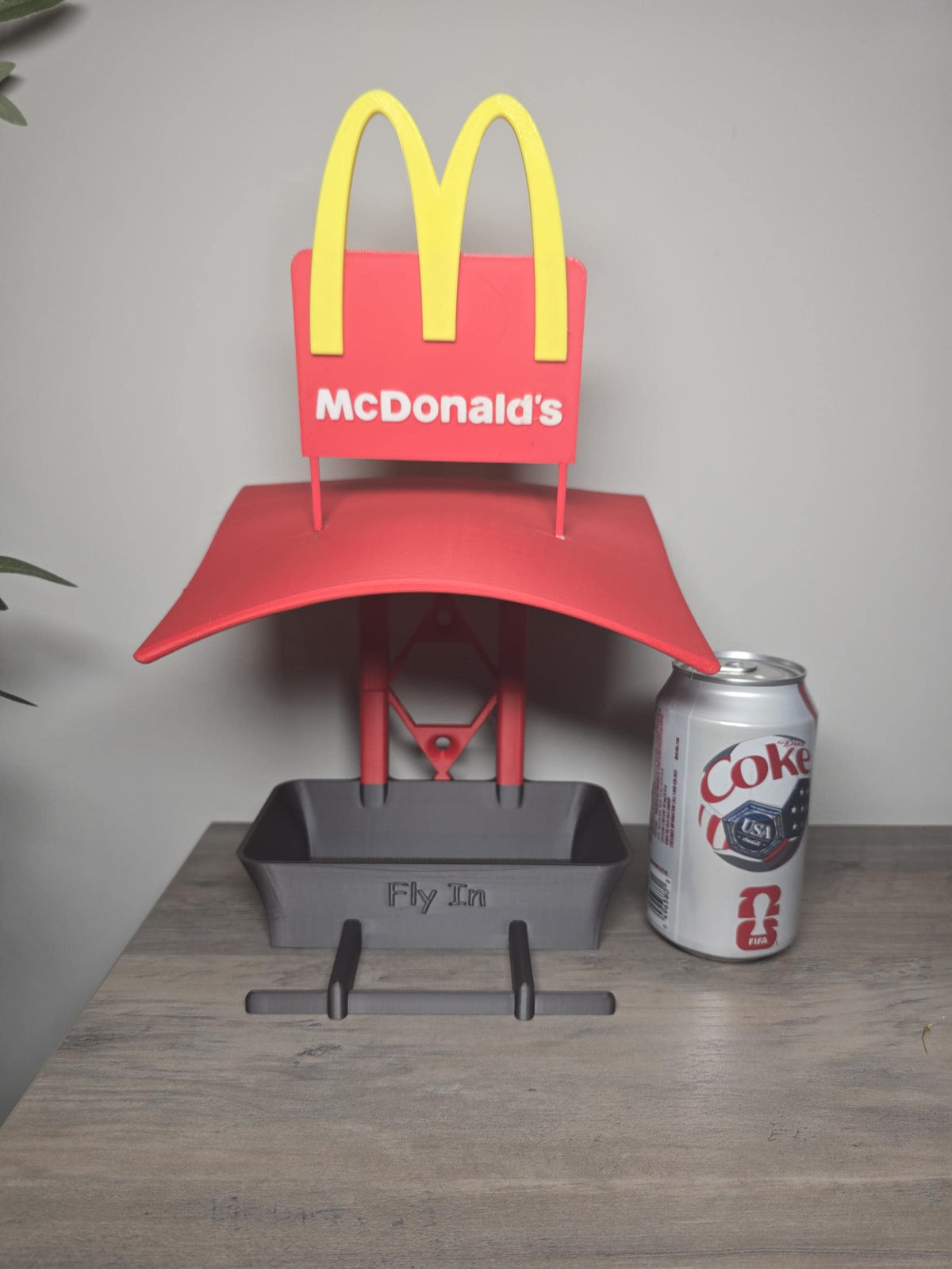 3D Printed McDonald's-Style Bird Feeder | Funny Outdoor Decor | 9x7x13 In | 4m3d Design Art