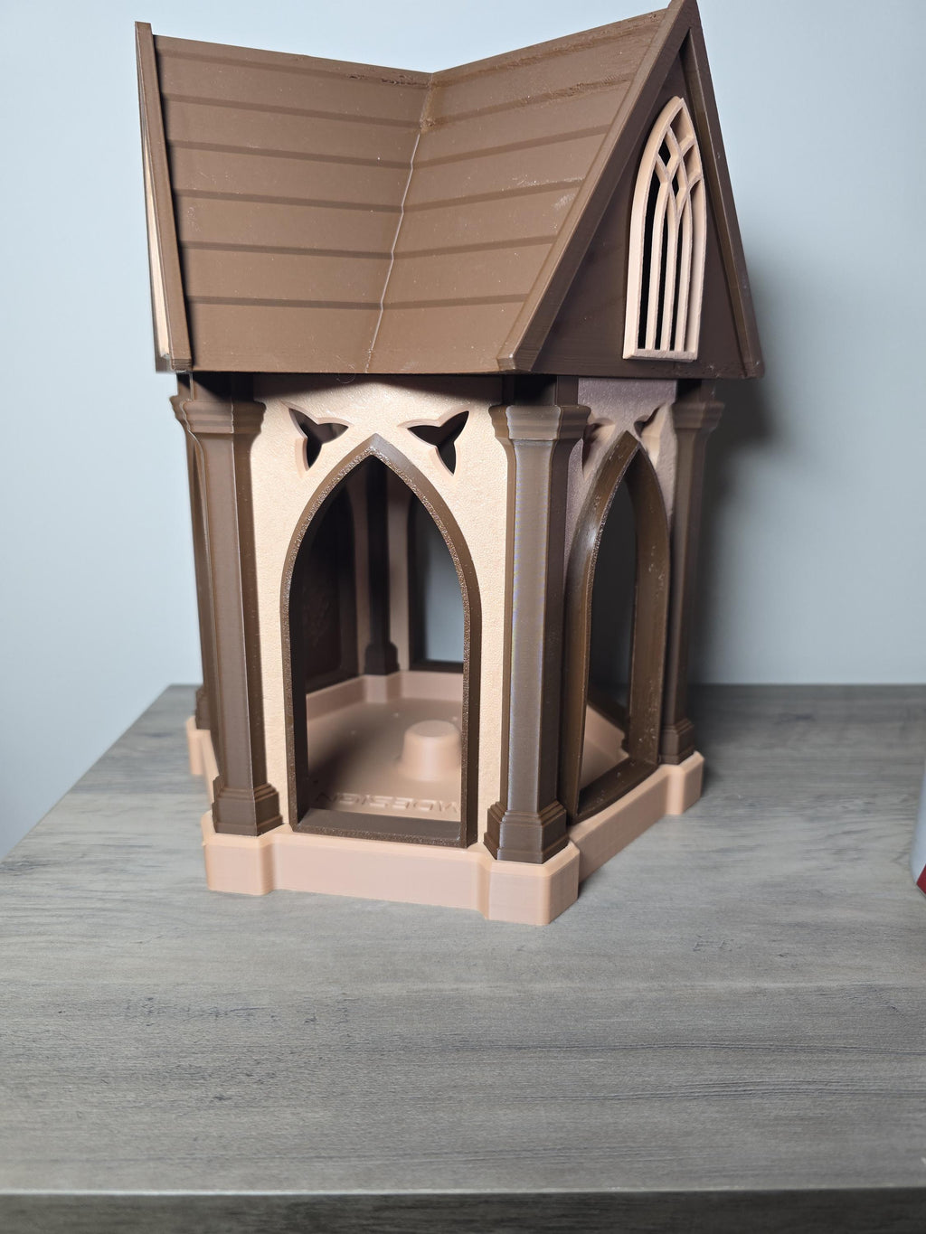 3D Printed Large Victorian Bird Feeder | Post Mount | 9x9x11 In | 4m3d Design Art