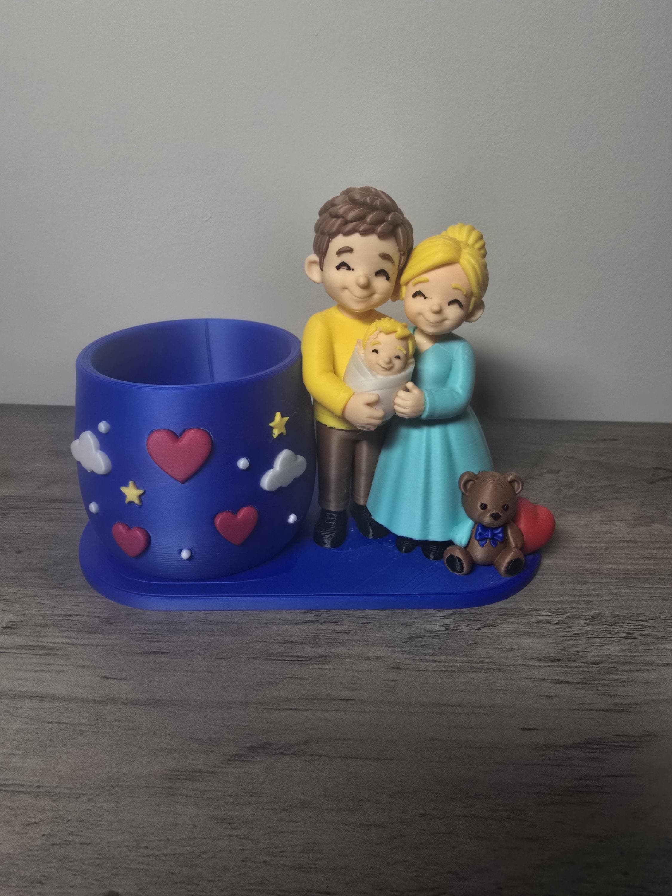 3D Printed Baby Boy or Baby Girl Planter | New Baby Gift | 4m3d Design Art