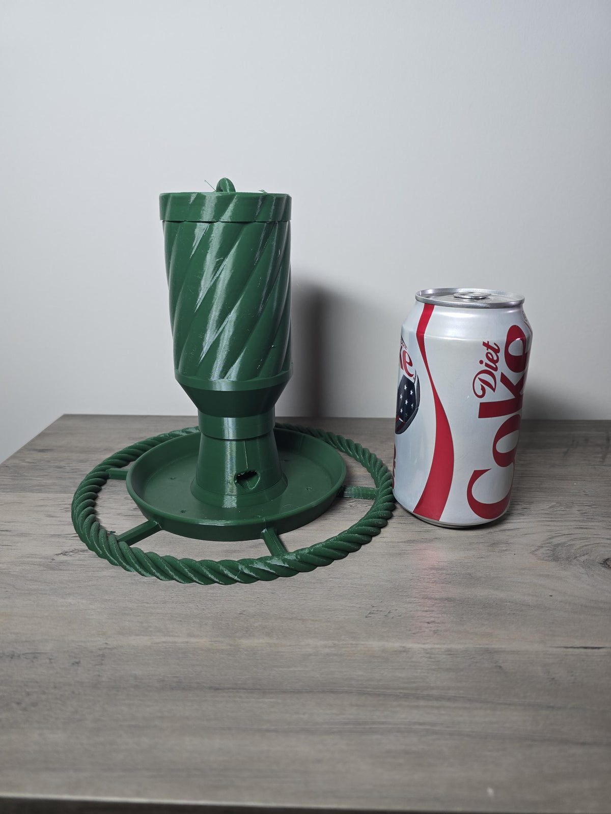 3D Printed Decorative Tubular Bird Feeder | Outdoor Garden Decor | 8x8 In | 4m3d Design Art