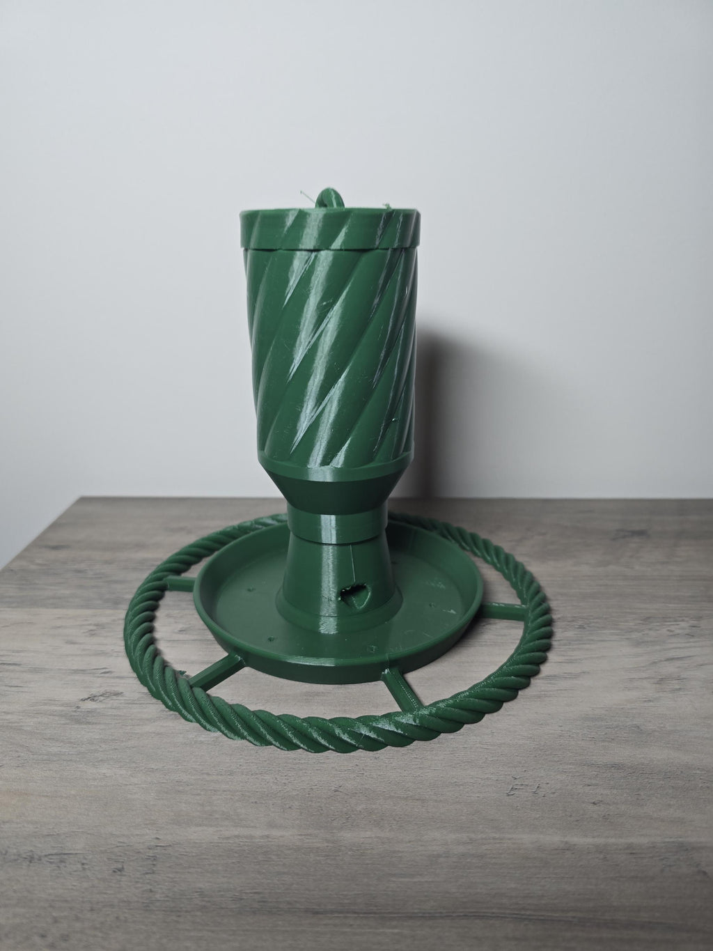 3D Printed Decorative Tubular Bird Feeder | Outdoor Garden Decor | 8x8 In | 4m3d Design Art