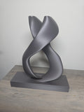 3D Printed 2 Souls Sculpture | Tabletop Art Decor | Custom Colors | 4m3d Design Art
