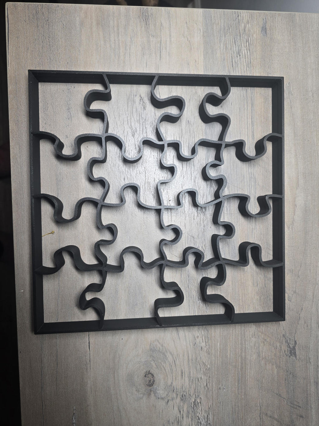 3D Printed Puzzle Cookie Cutter Set | Cuts Individual Pieces | 9x9 In | 4m3d Design Art