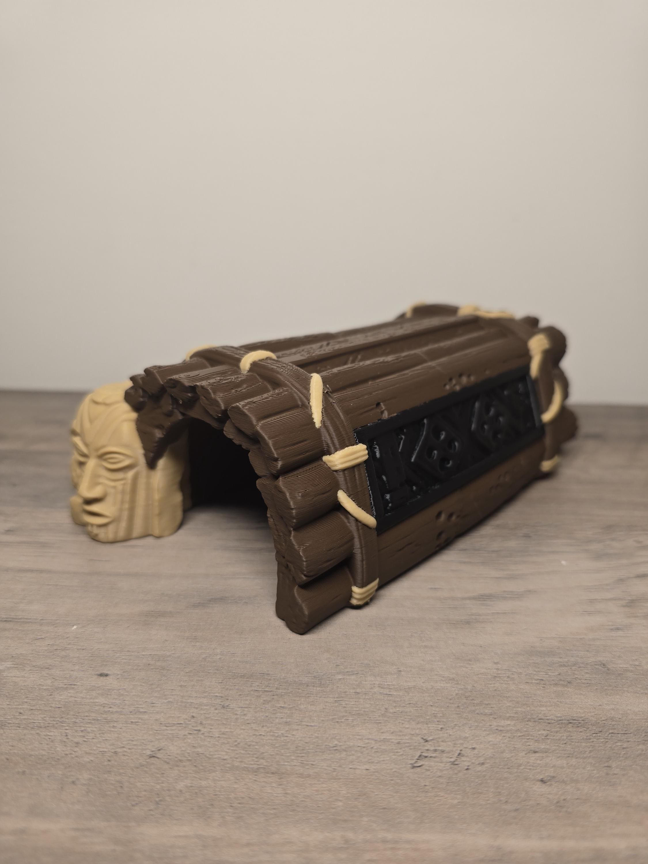 3D Printed Pleco Cave Hideout | Fish & Reptile Resting Spot | 7.5x5x2.5 In | 4m3d Design Art
